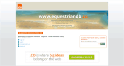 Desktop Screenshot of equestriandb.co